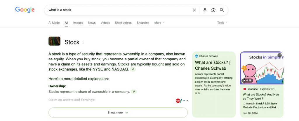 Google Experiment with AI Overviews