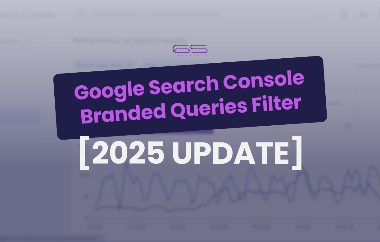 Visual representation of the Google Search Console performance report, highlighting the recently added branded queries filter feature for data segmentation.