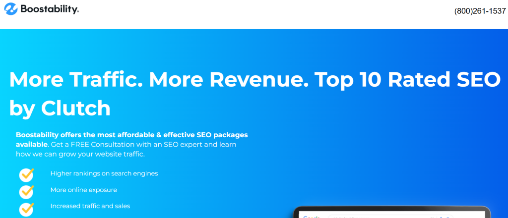 List of top-rated SEO firms in Los Angeles.