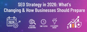 The future of search is here: Businesses must evolve their SEO Strategy to address AI Overviews and the rising importance of E-E-A-T in 2026.