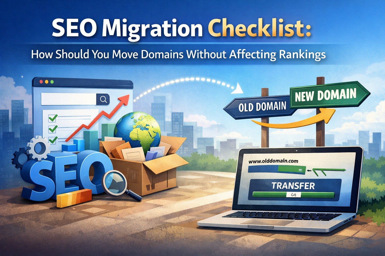 SEO Site Migration Checklist. Move Domains without losing rankings