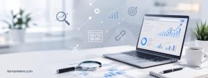 Infographic explaining what does an SEO company do, including audits, keyword research, content, links, and SEO reporting