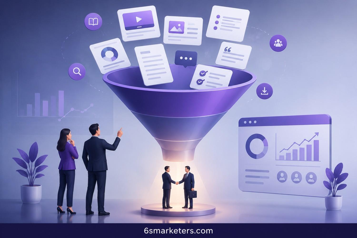 Blog banner for the 10 middle funnel content ideas