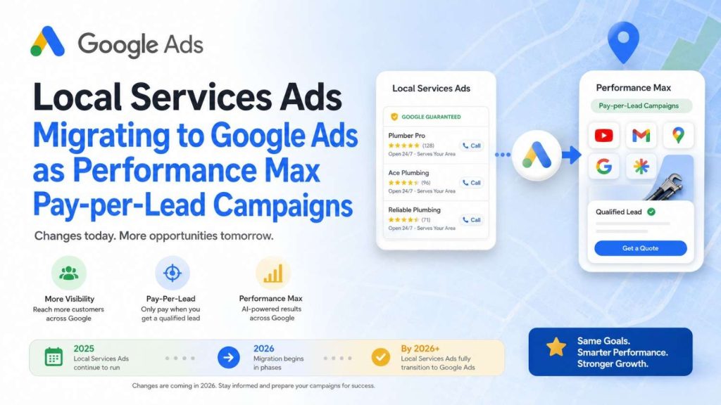 Google migrating Local Services Ads into Google Ads as Performance Max pay-per-lead campaigns — changes and timeline